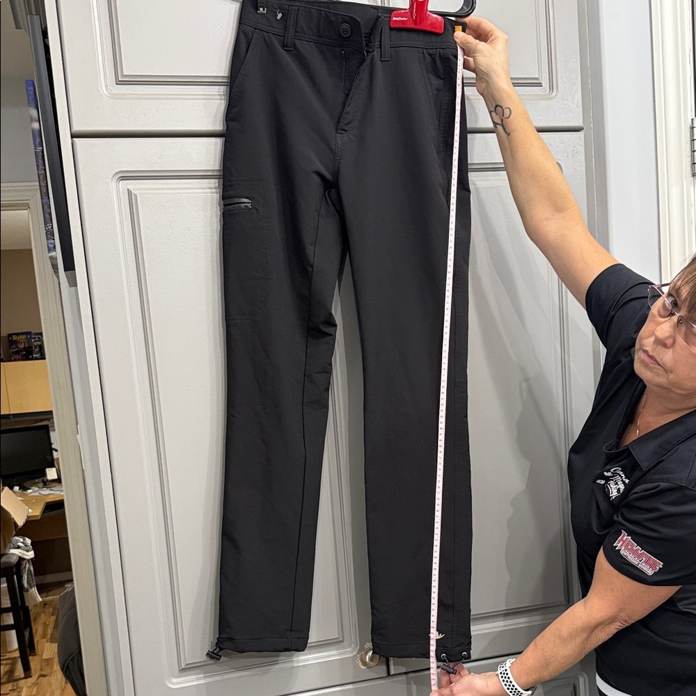 Athletic Works Black Straight Leg Pants - Picture 4 of 5